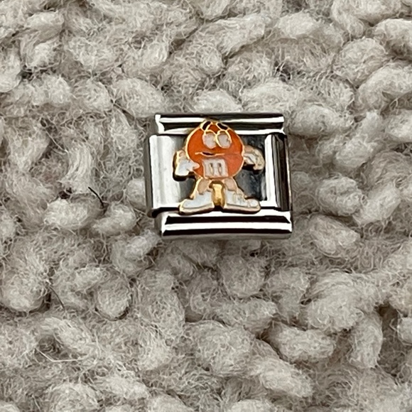 Casa Dor'o M & M Orange Candy Italian Charm - Picture 1 of 1